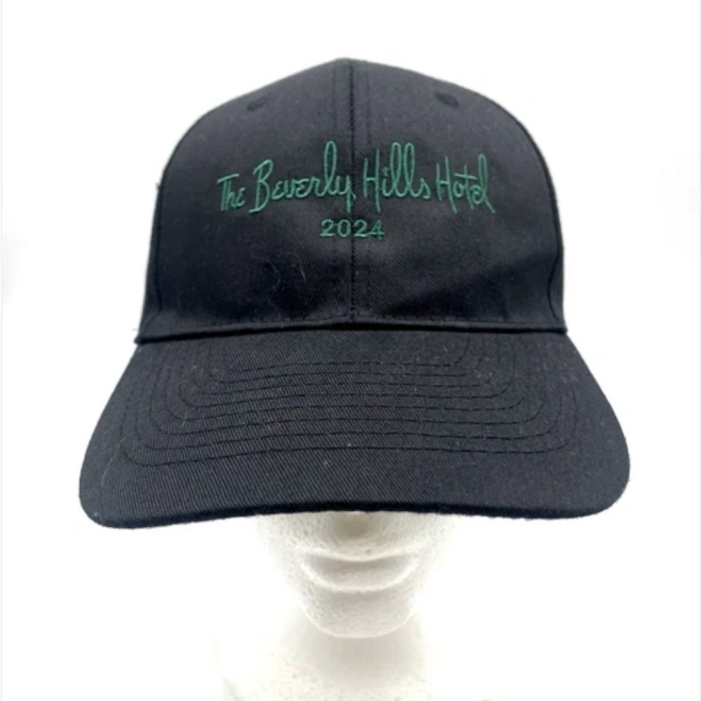 The Beverly Hills Hotel Black Baseball Hat‎ Cap Adjustable Polo Lounge